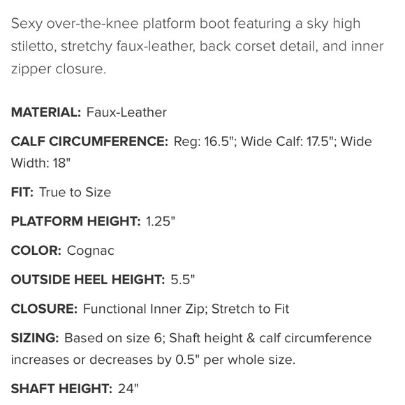 New size 5.5 extended calf boots in brown. Love! - Picture 7 of 7